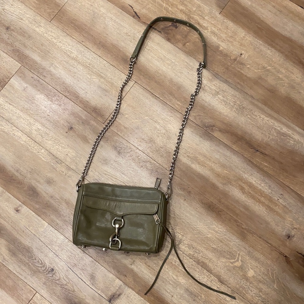 Rebecca Minkoff olive green crossbody bag